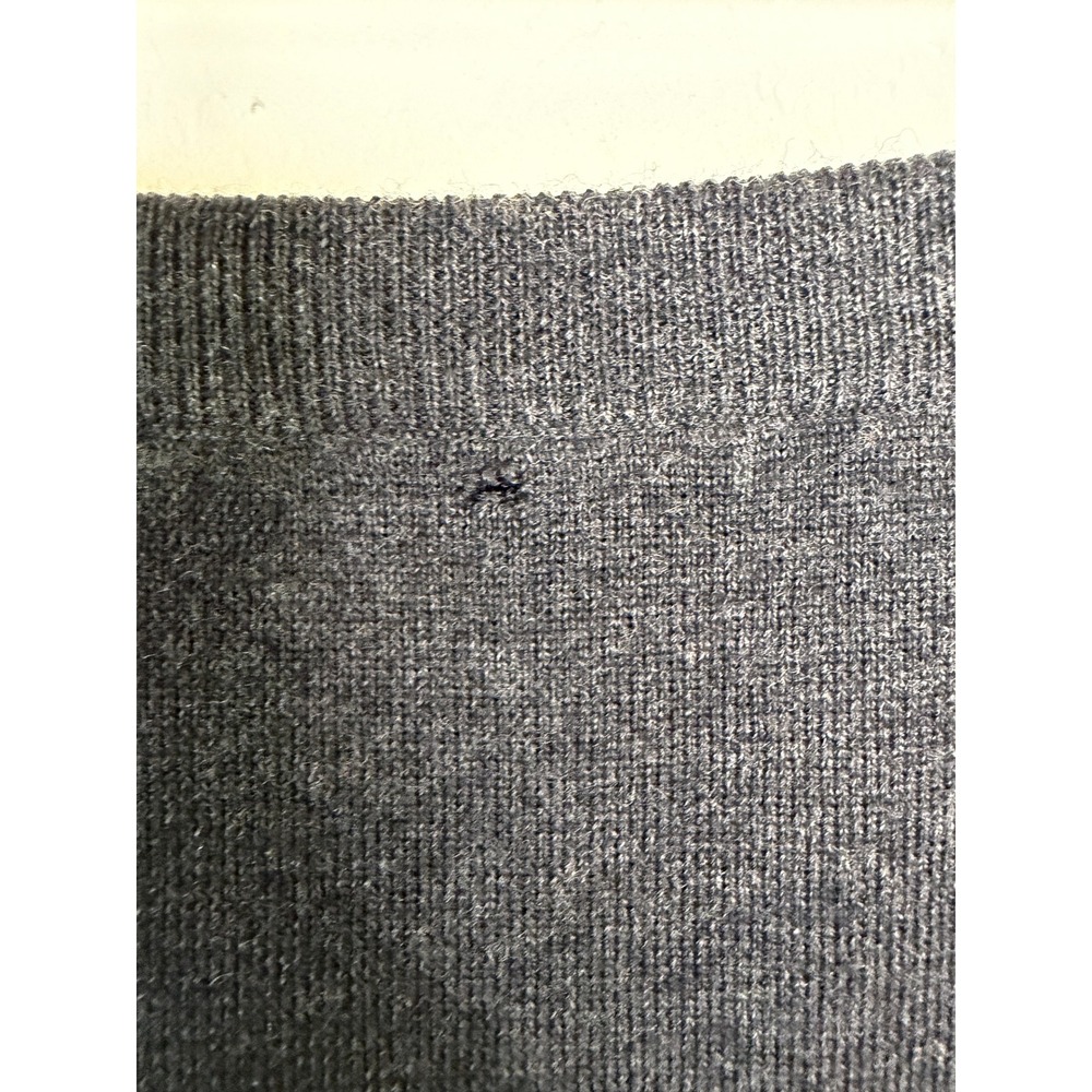 Eileen Fisher Merino Wool Knit Maxi Skirt Charcoal Gray Italian Yarn Size M - Picture 5 of 9